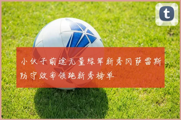 小伙子前途无量绿军新秀冈萨雷斯防守效率领跑新秀榜单